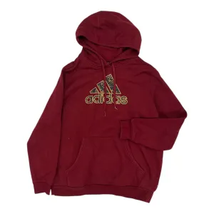 Athletic Sweatshirt Hoodie By Adidas In Red, Size:1X Eco Core