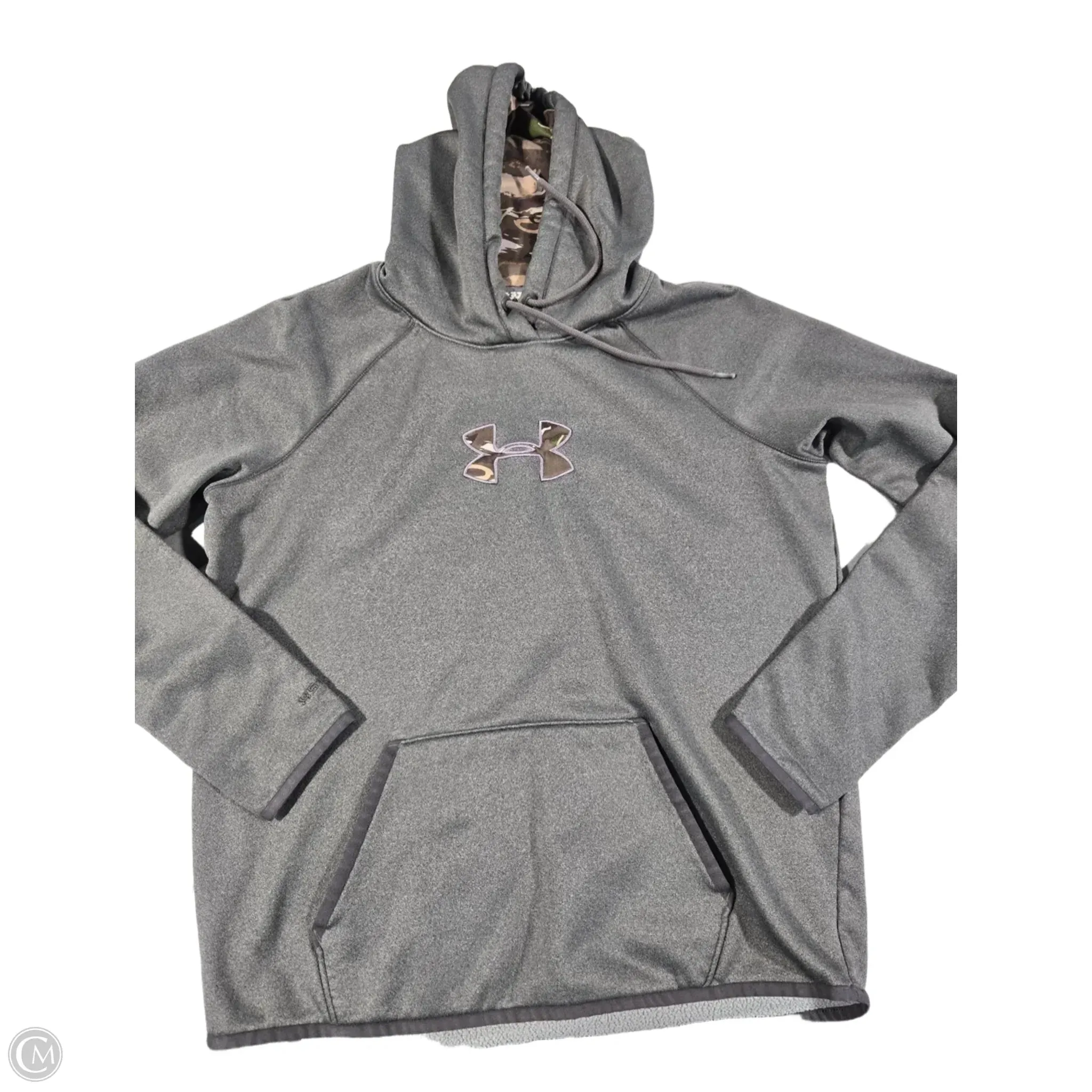Everyday Wear Zero Waste Athletic Sweatshirt Hoodie By Under Armour In Grey, Size: M