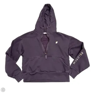 Denim Cool Essential Tee Athletic Sweatshirt Hoodie By Peloton In Purple, Size: S