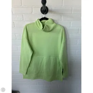 AntiStaticLining Sustainable Wear Sweatshirt Collar By Talbots In Green, Size: L