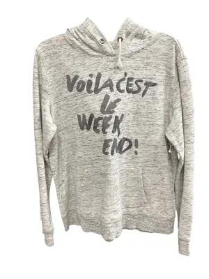Sweatshirt Hoodie By Logg In Grey, Size: L Relaxed Fit