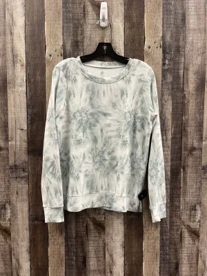 Sweatshirt Crewneck By Gaiam In Tie Dye Print, Size: S DoubleStitched Seams London Edge