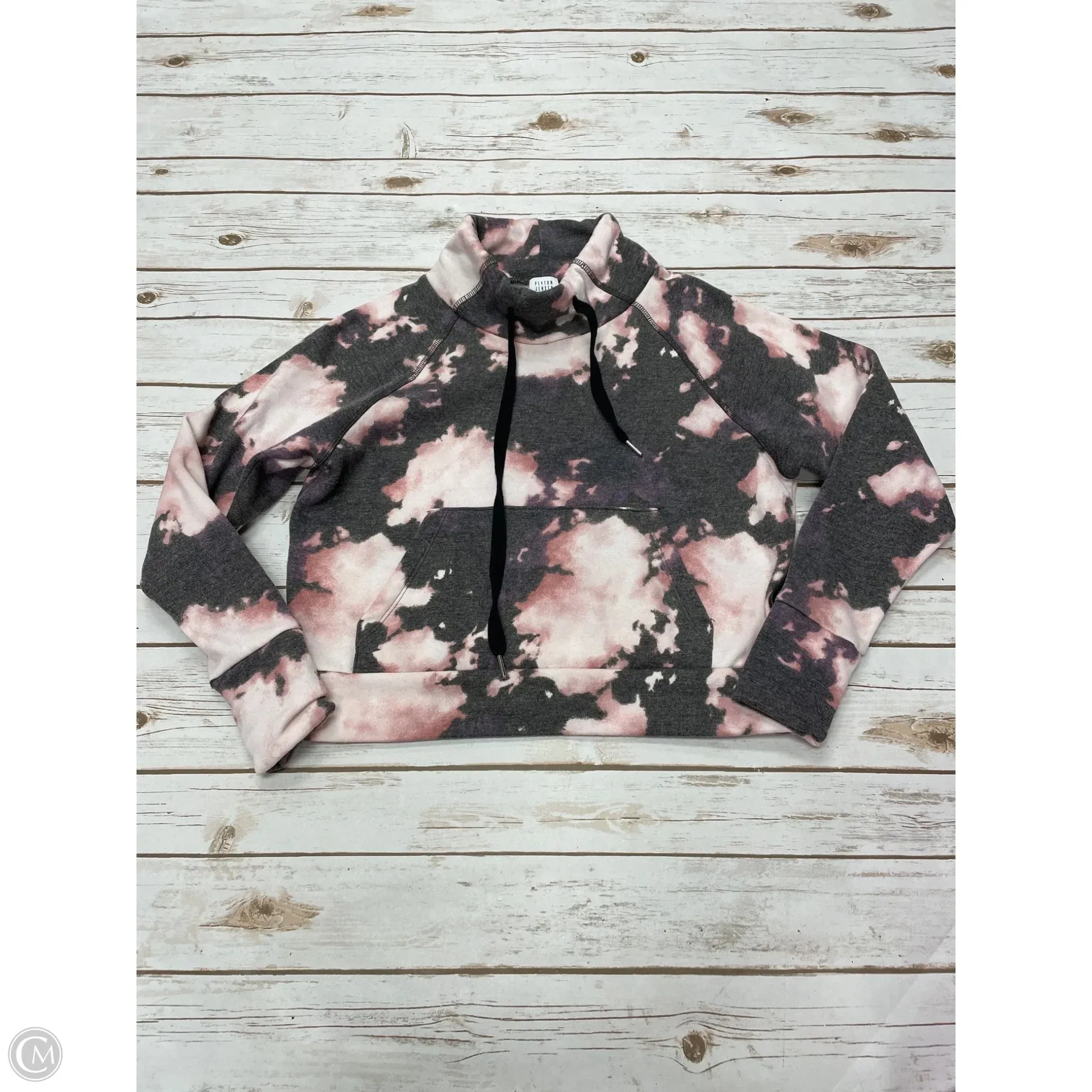 warm glow Recycled Fit Sweatshirt Crewneck By Peyton Jensen In Tie Dye Print, Size: S