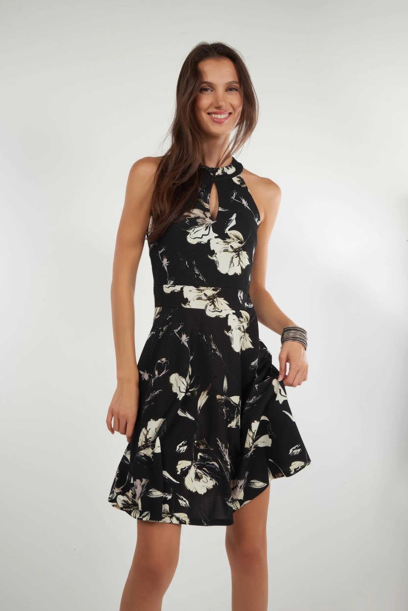 Sleek Fit Pack Quick Robe courte imprim??e - PAMELA25 - (R-C5)
