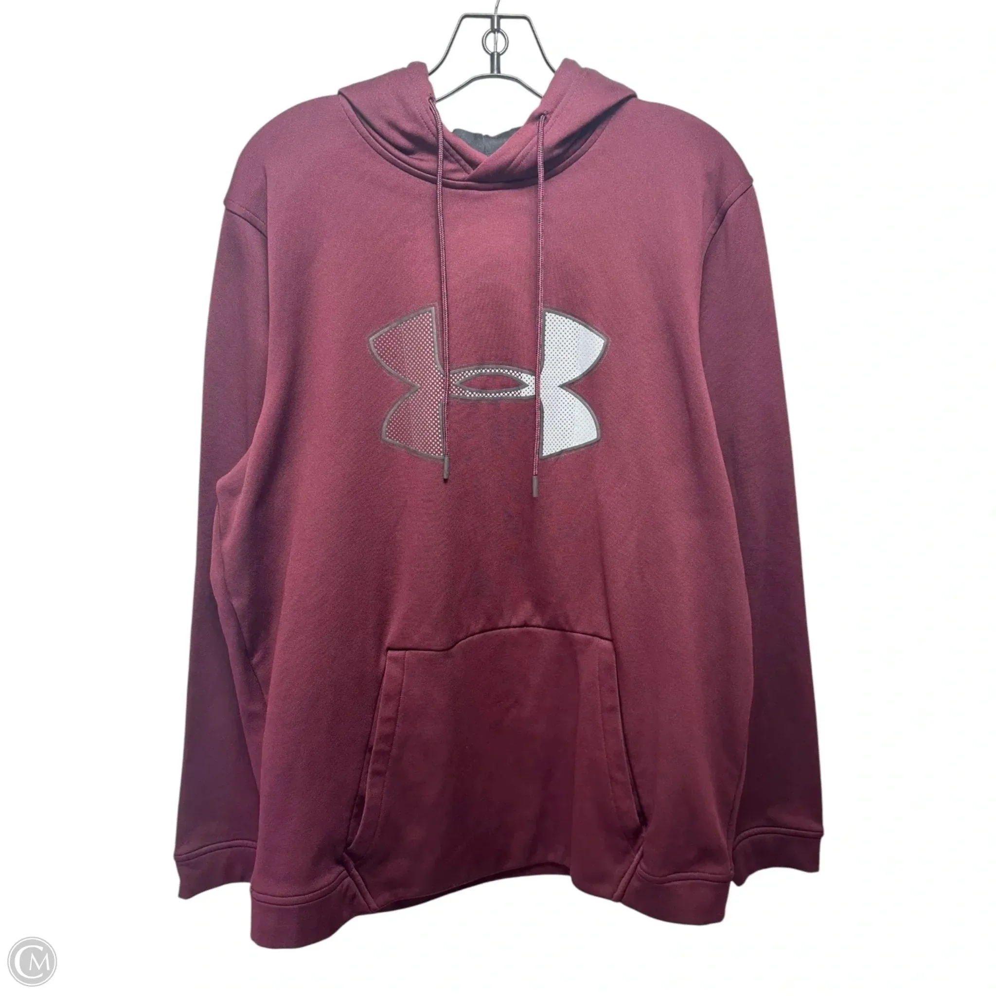 Athletic Sweatshirt Hoodie By Under Armour In Maroon, Size: Xl AdjustableWaist Modern Sneakers
