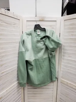 Sporty Jacket Insulated Outerwear Sweatshirt Crewneck By Pink  Size: L