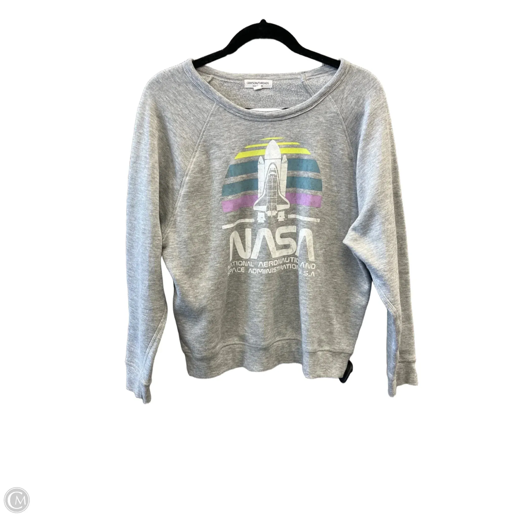 Everyday Comfort Sweatshirt Crewneck By Grayson Threads In Grey, Size: S