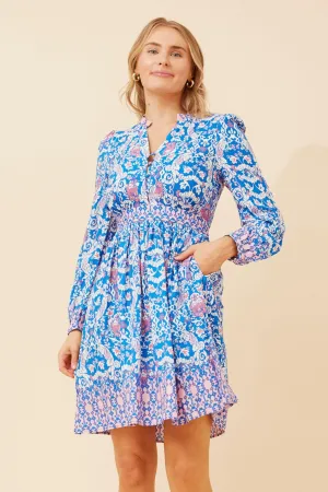 TANISHA BORDER PRINT DRESS Cozy Sweatshirt