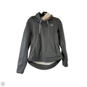 Ventilated Back Panel Athletic Sweatshirt Collar By The North Face In Grey, Size: M