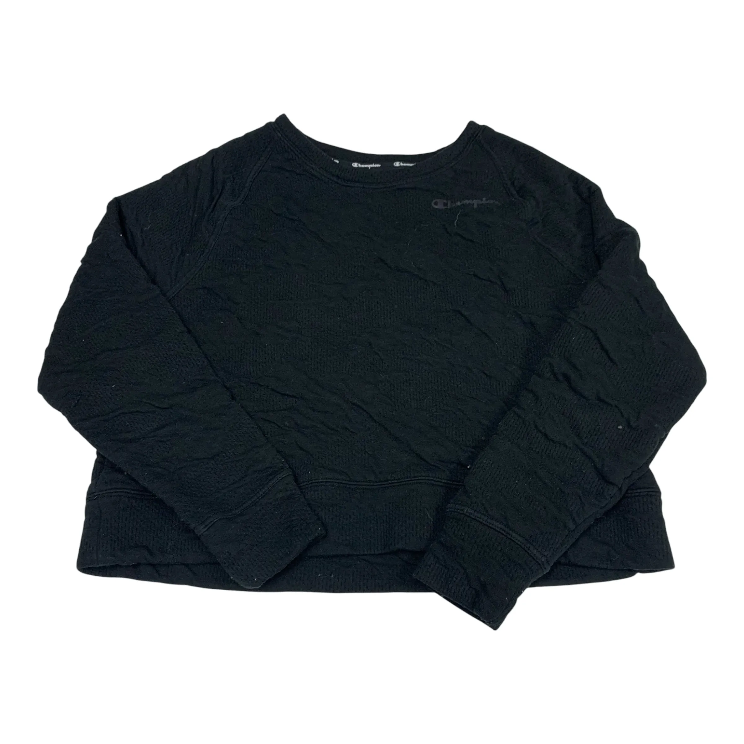 Sweatshirt Crewneck By Champion In Black, Size: S Fable Core Vintage Soul