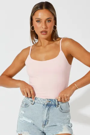 MultiPanelDesign Winter Ready Pink Singlet Bodysuit