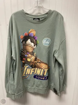 Sweatshirt Crewneck By Clothes Mentor In Green, Size: Xl Lightweight Jacket Hygienic Finish