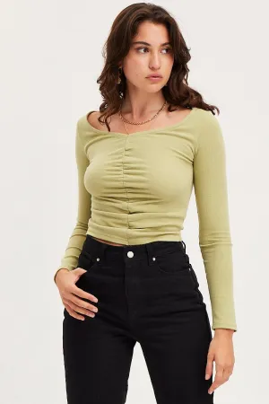 Ice Fit Green T Shirt Long Sleeve