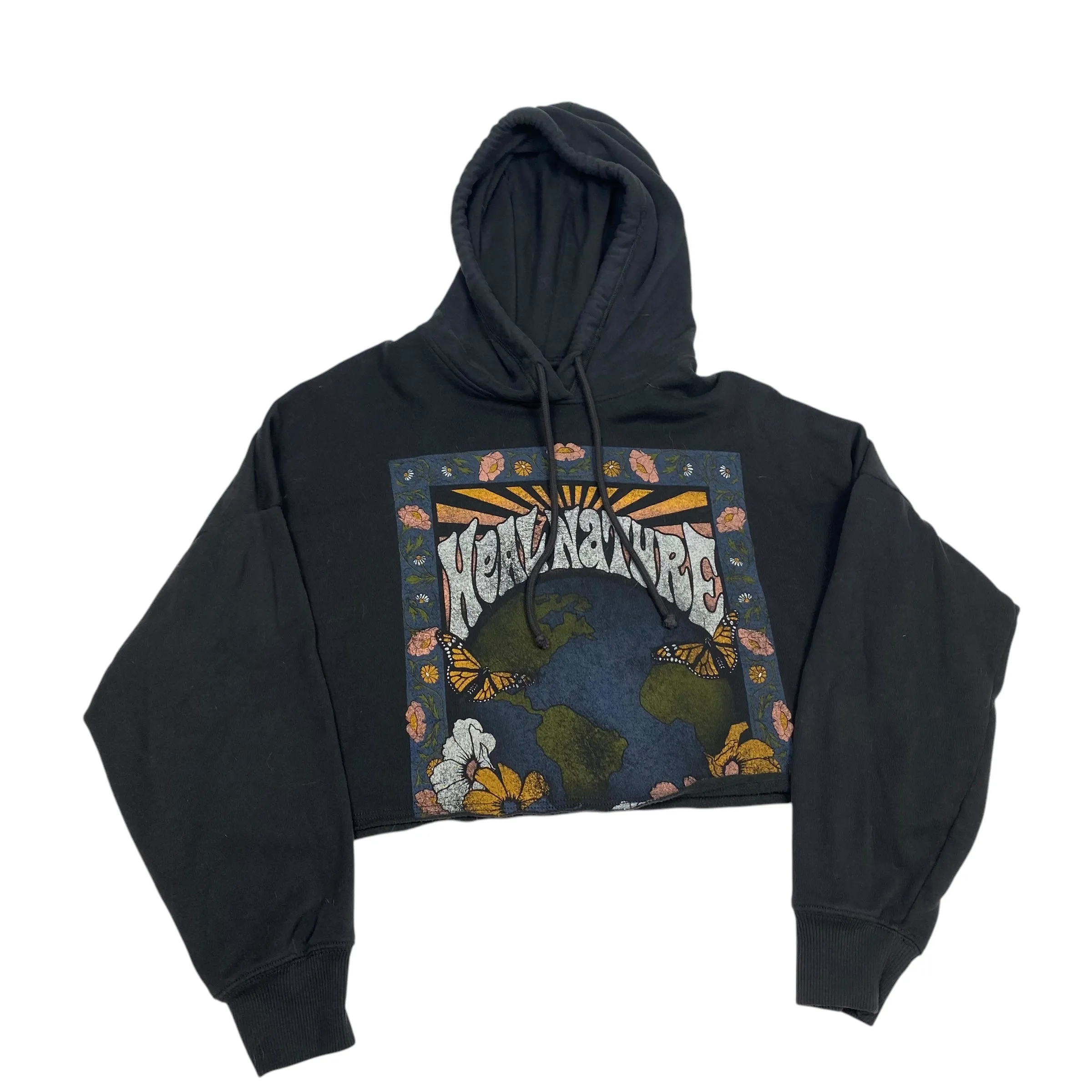 Sweatshirt Hoodie By Hollister In Grey, Size: L Denim Cool Everyday Look