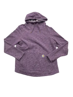 NonIrritatingSeams Athletic Sweatshirt Hoodie By Carhartt In Purple, Size: L