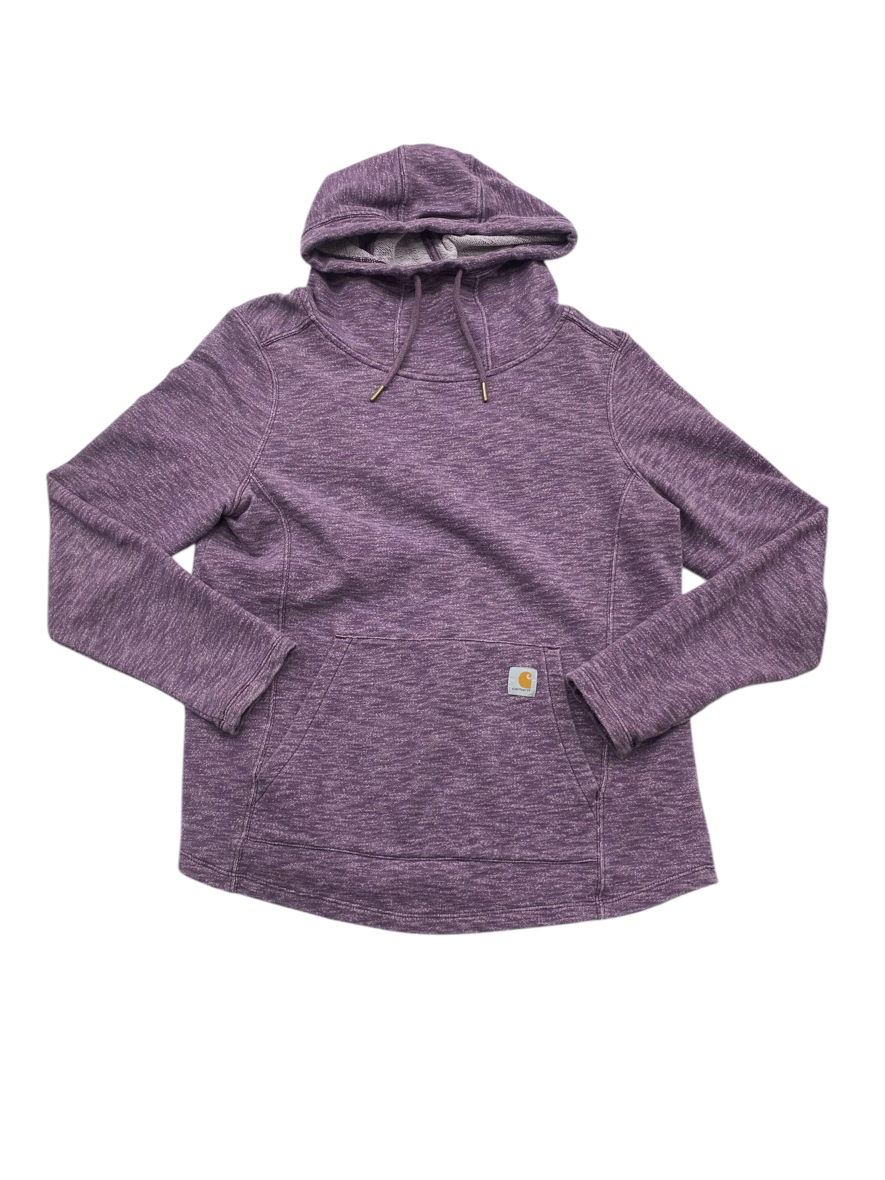 NonIrritatingSeams Athletic Sweatshirt Hoodie By Carhartt In Purple, Size: L
