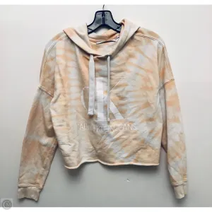 Sweatshirt Hoodie By Calvin Klein In Tie Dye Print, Size: S Zen Glow Adaptable Outfit