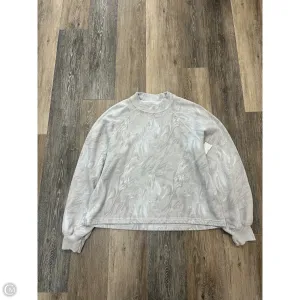 Sweatshirt Crewneck By Abercrombie And Fitch In Grey, Size: L FoldableDesign