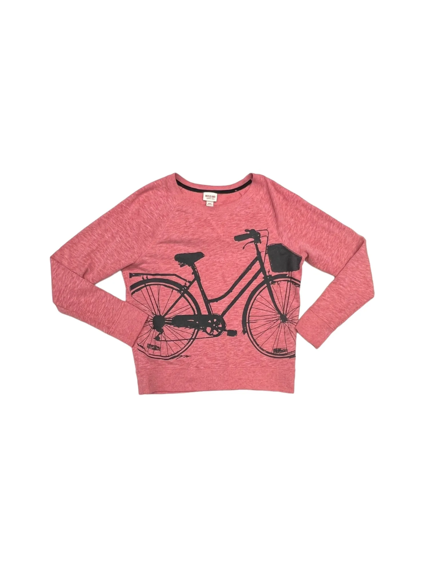 Organic Cotton Utility Mode Sweatshirt Crewneck By Mossimo In Red, Size: M
