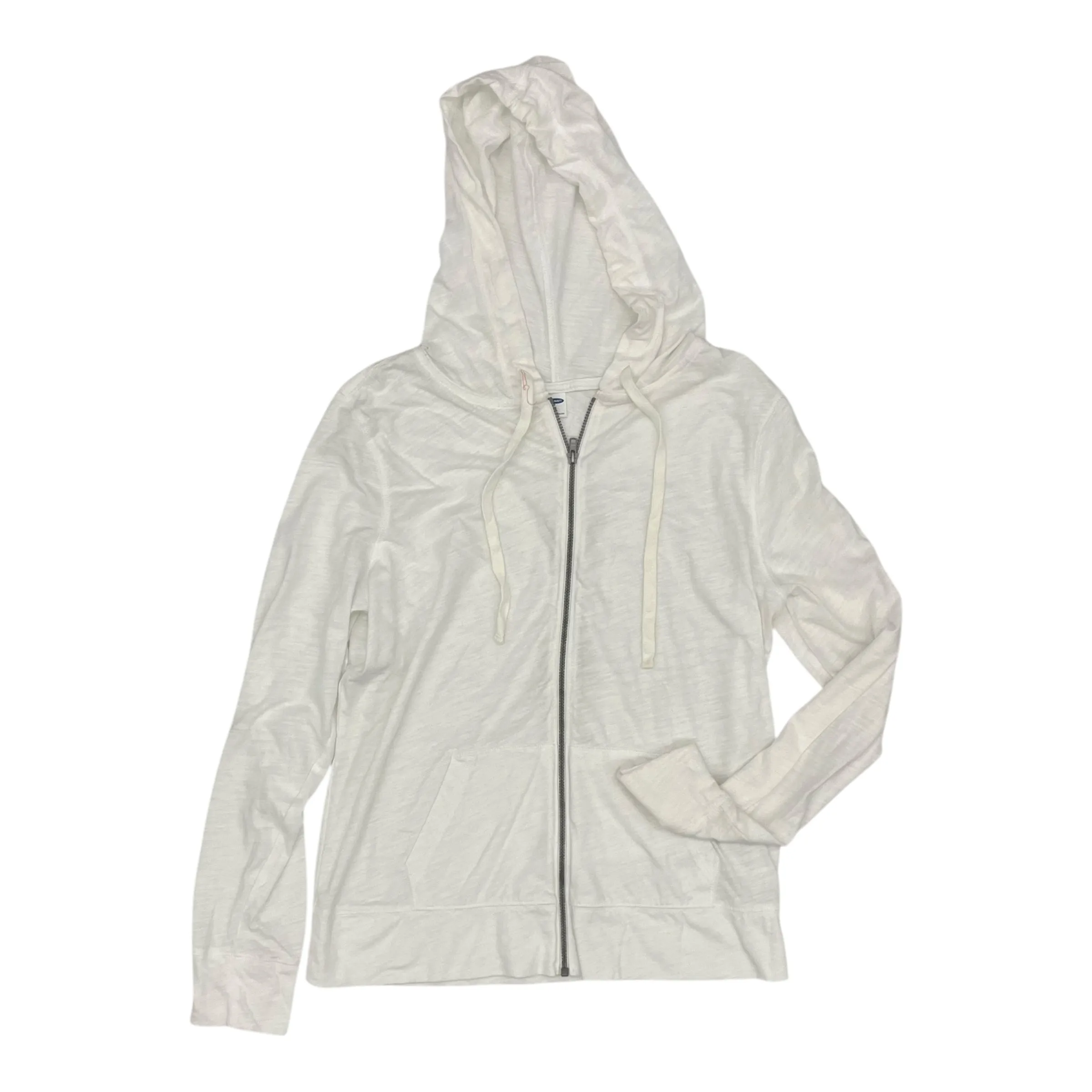 Sweatshirt Hoodie By Old Navy In White, Size:S Trendy Cut