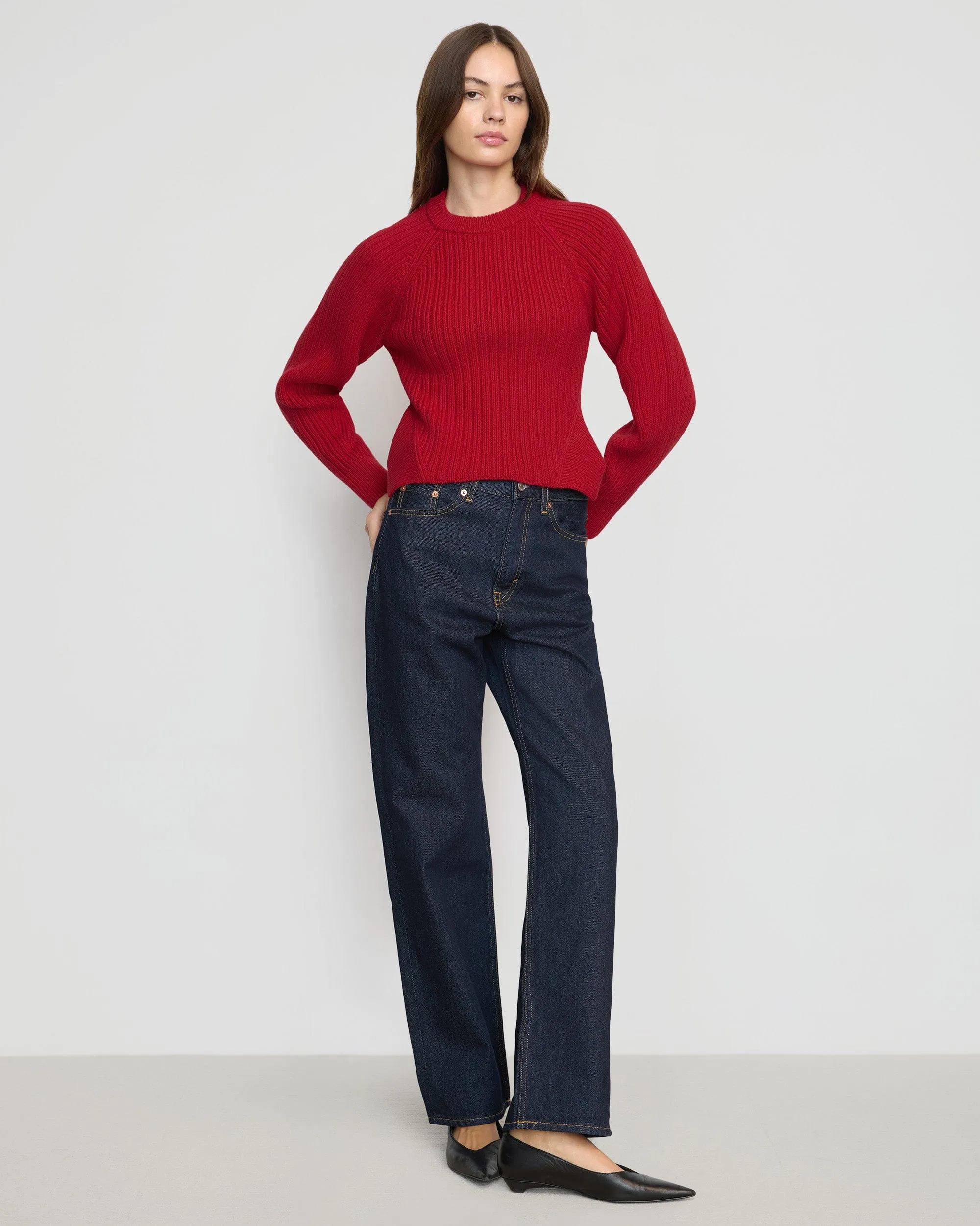 Iona Organic Cotton Cropped Sweater Casual Style