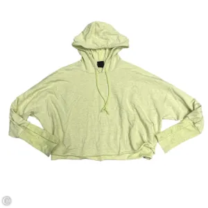 Breathable mesh lining Stretchable Material Athletic Sweatshirt Hoodie By Nike Apparel In Green, Size: Xl