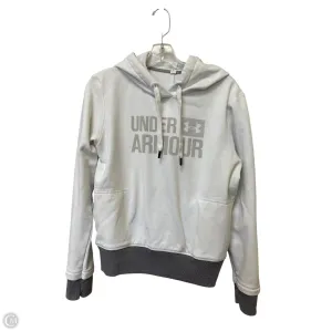 Sweatshirt Hoodie By Under Armour In White, Size: S Stylish Jacket