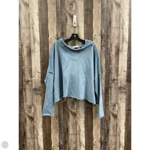 Sweatshirt Hoodie By Natural Life In Blue, Size: Xs Stretchable Material Leader Core
