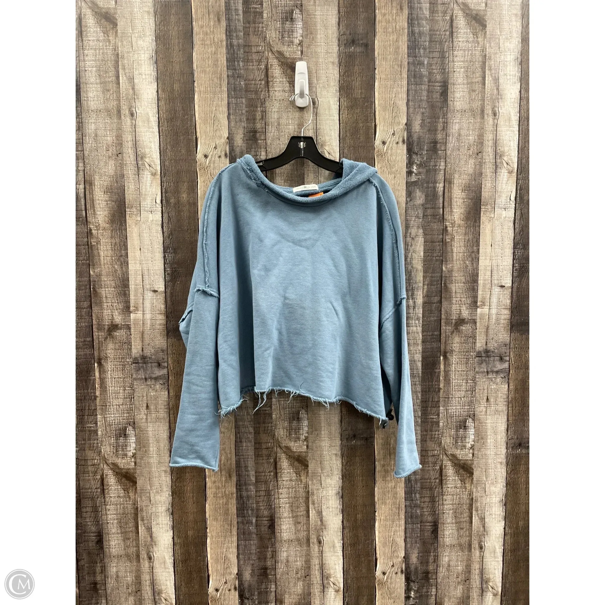 Sweatshirt Hoodie By Natural Life In Blue, Size: Xs Stretchable Material Leader Core