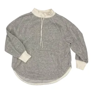 Cozy Pajama Set SWEATSHIRT COLLAR by LOU AND GREY In GREY, Size: XL