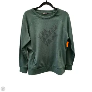 Athletic Sweatshirt Crewneck By The North Face In Green, Size: L MachineWashable