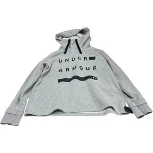 Athletic Sweatshirt Hoodie By Under Armour In Grey, Size: L Active Gear Adjustable Straps