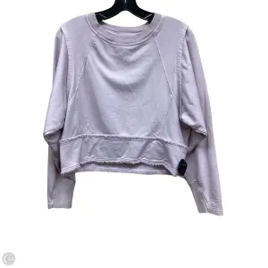 Design Glow Versatile Hat Sweatshirt Crewneck By Free People In Purple, Size: Xs