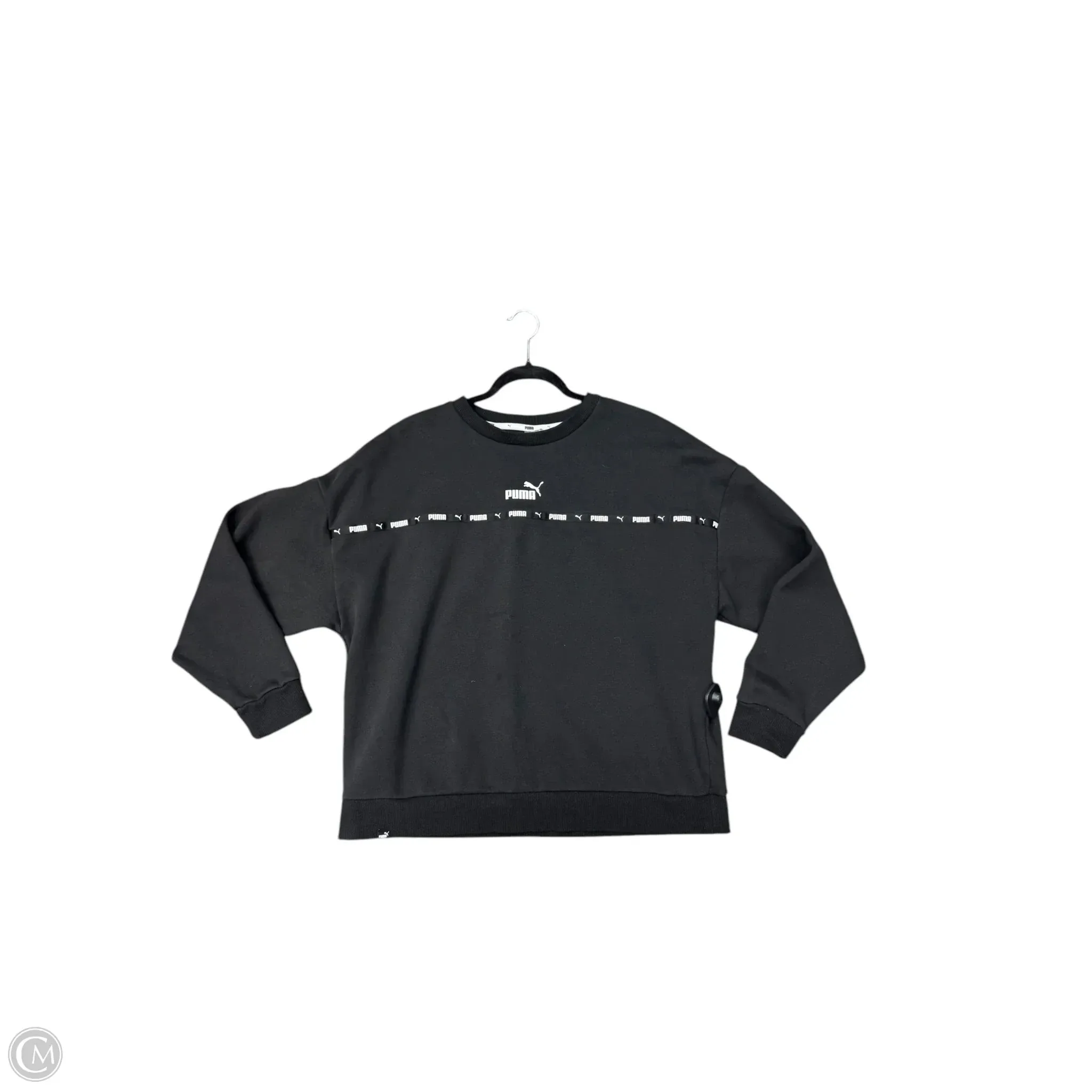 ReflectiveTrimDetails Daily Style Sweatshirt Crewneck By Puma In Black, Size: Xl