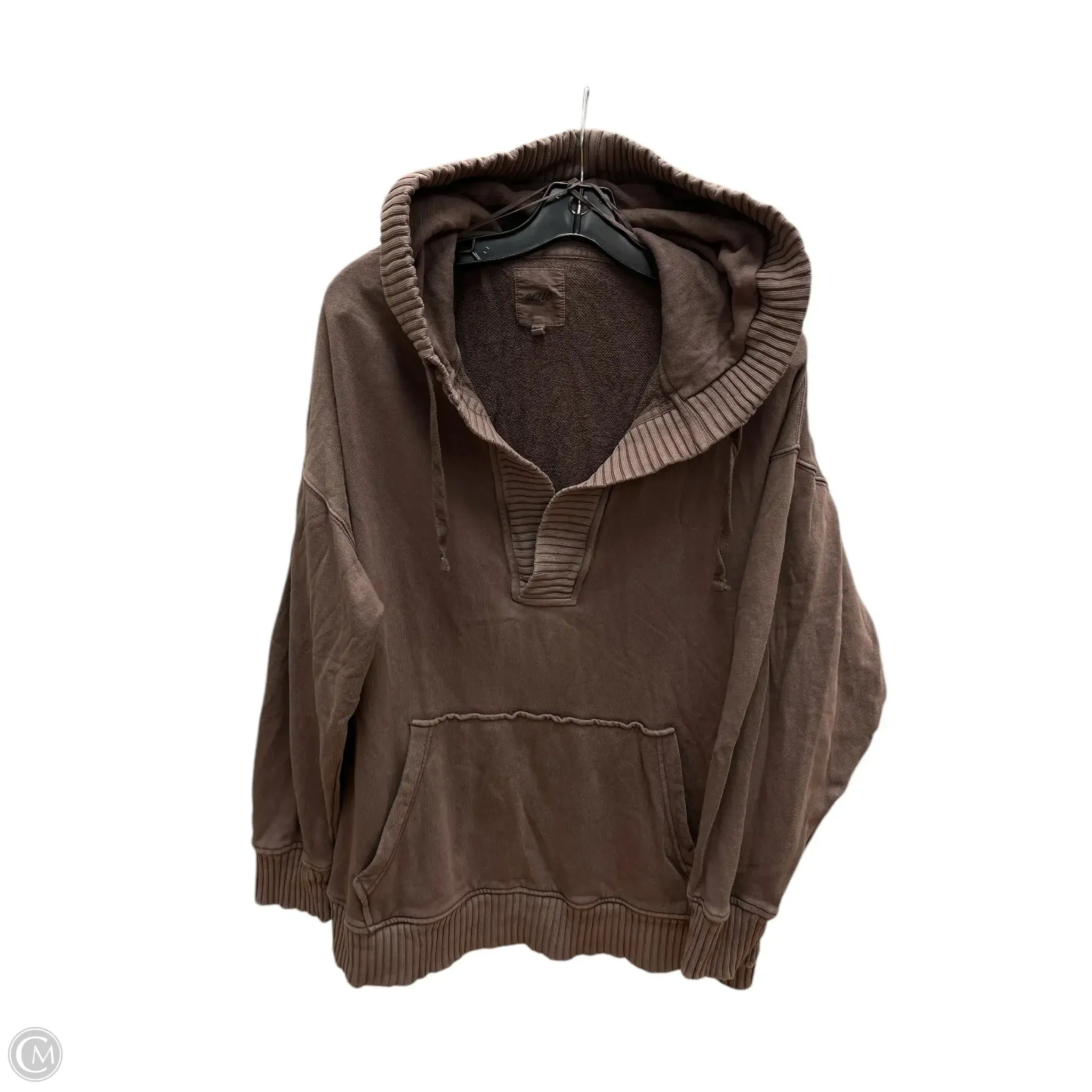 Sweatshirt Hoodie By Aerie In Brown, Size: M Baby Soft