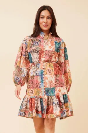 INESSA PATCHWORK PRINT DRESS MoistureWicking Pure Fit
