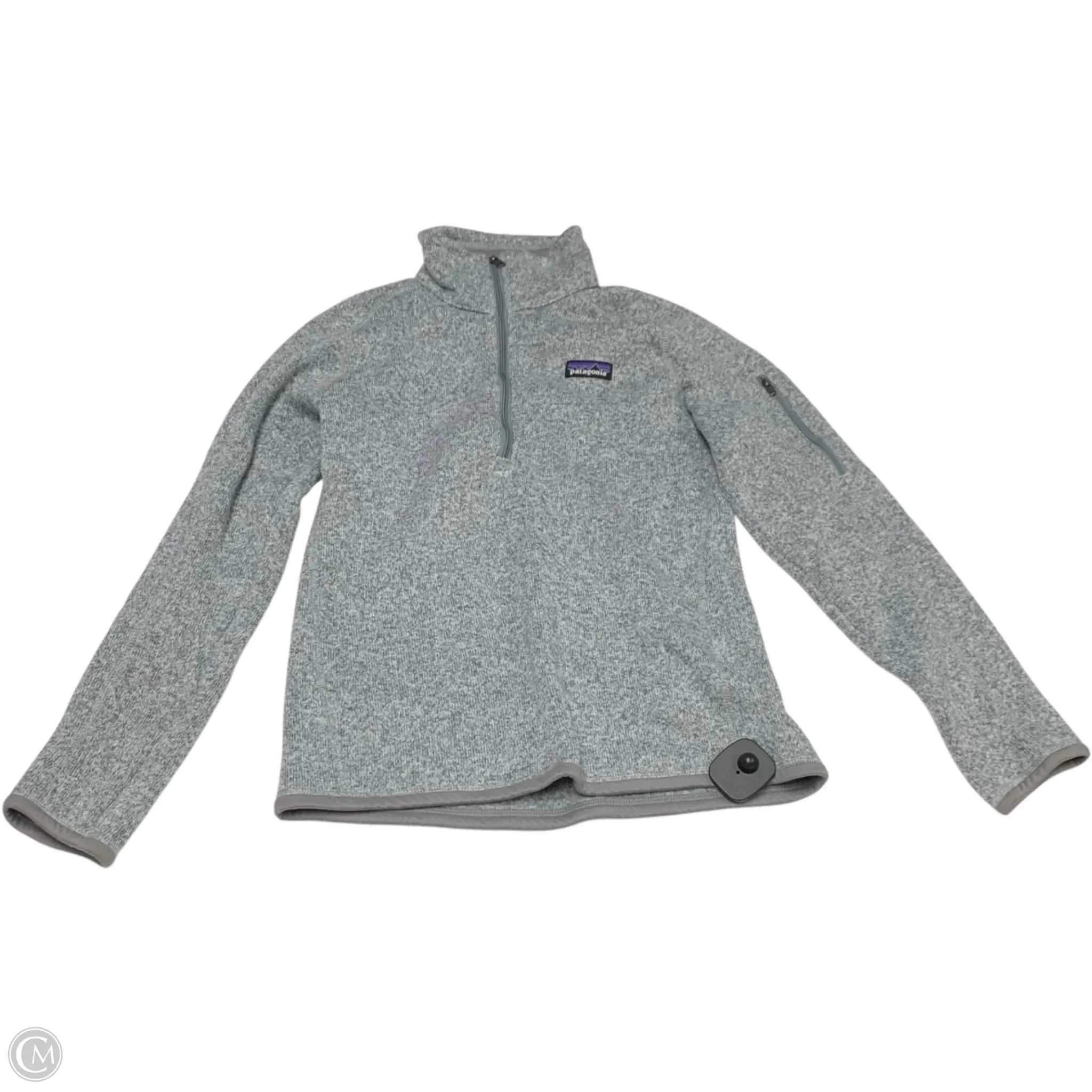Sweatshirt Collar By Patagonia In Grey, Size: S LowBulkFabric