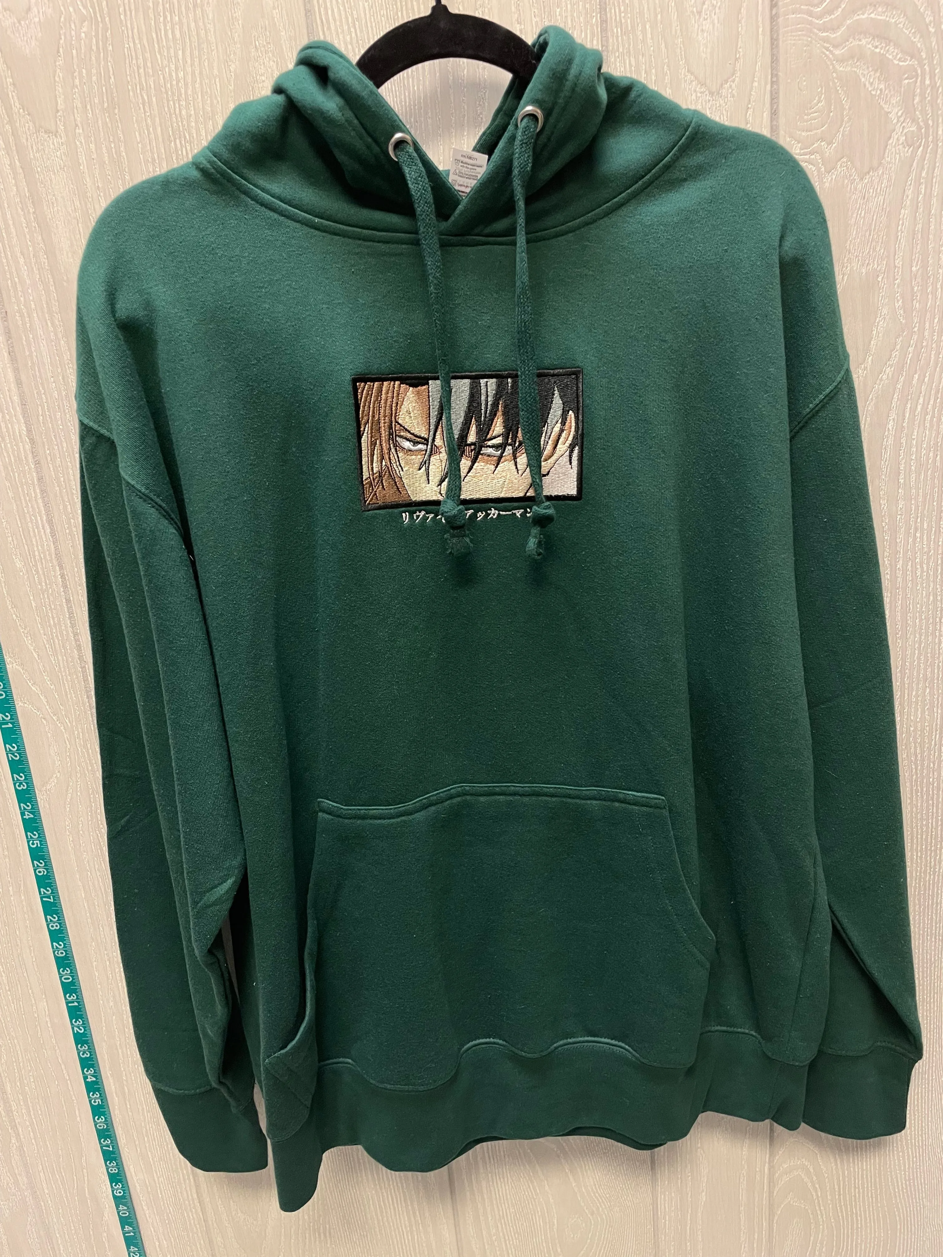 Translucent Soul Sweatshirt Hoodie By smart In Green, Size: Xl
