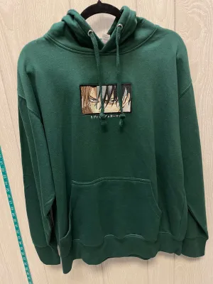 Translucent Soul Sweatshirt Hoodie By smart In Green, Size: Xl