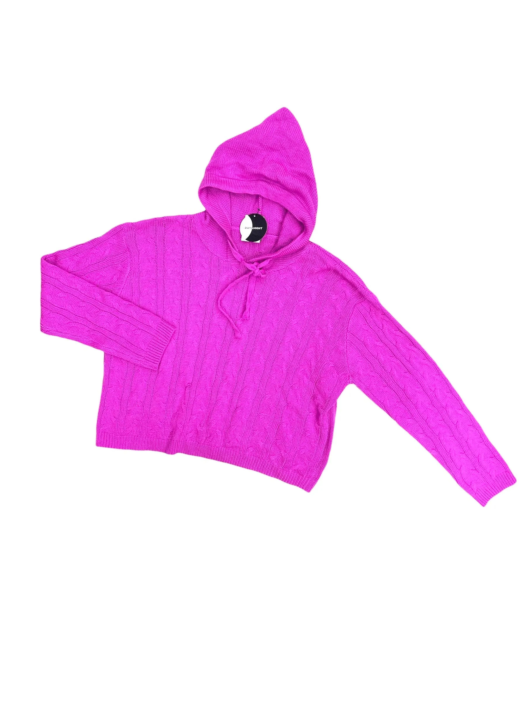 Comfortable Wear Sweatshirt Hoodie By Clothes Mentor In Pink, Size: L