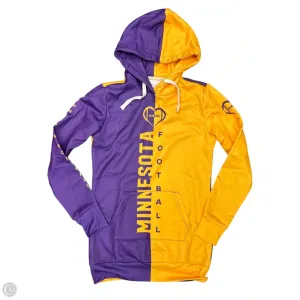 Sweatshirt Hoodie By Clothes Mentor In Purple & Yellow, Size: Xs Glow Core