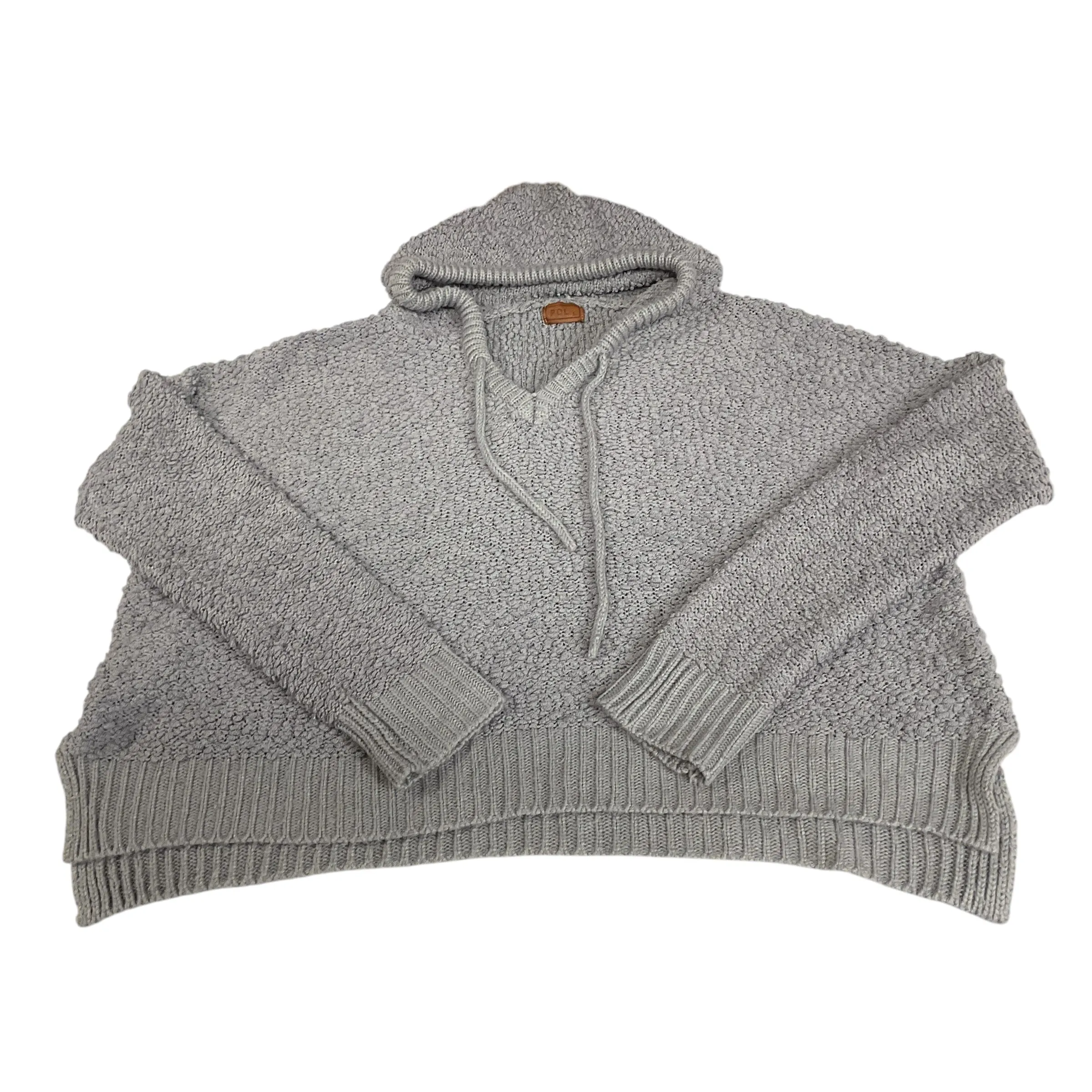 Sweatshirt Hoodie By Pol In Blue, Size:L Luxury Apparel