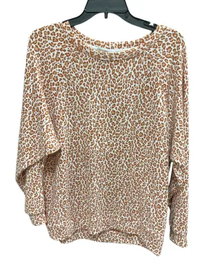 TaglessCollar Sweatshirt Crewneck By Loft In Animal Print, Size: Xs