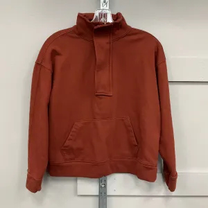 Sweatshirt Collar By A New Day In Brown, Size: S StainResistant Fabric Elegant Top