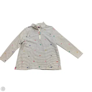 Sweatshirt Collar By Joules In Striped Pattern, Size: L Easy Outfit Hero Glow
