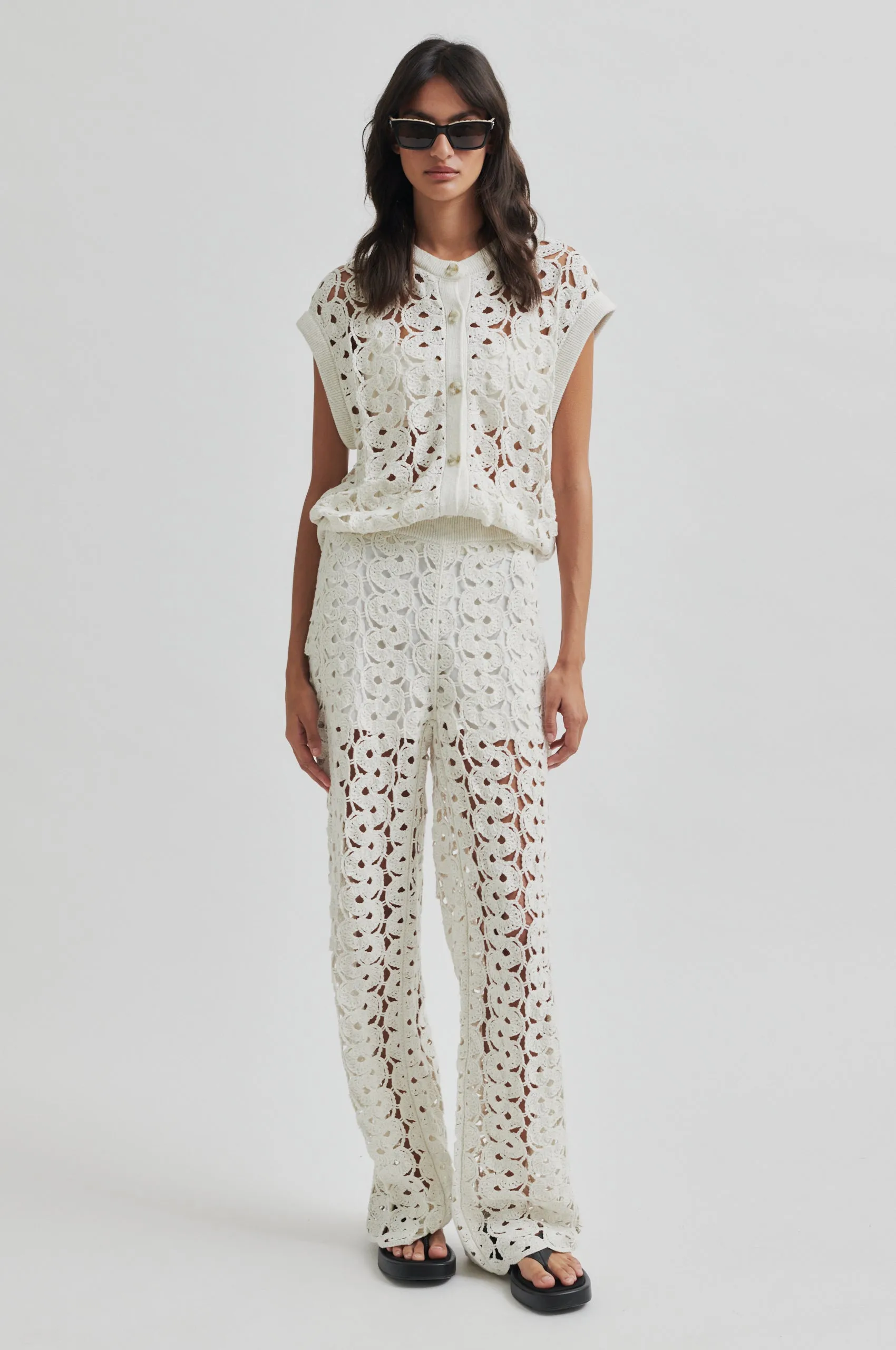 Coralie Knit Pants Airflow Vents Reinforced Stitching