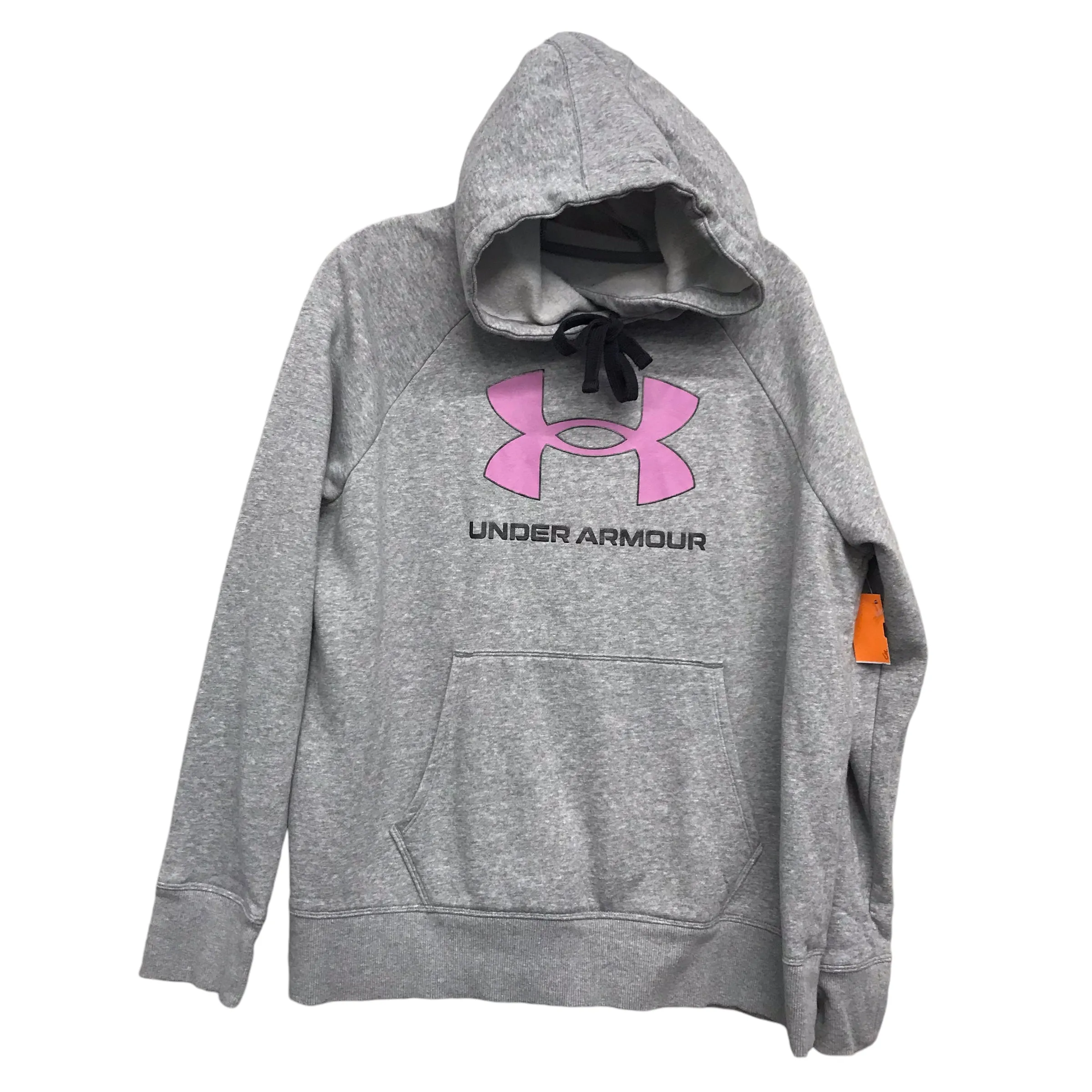 NonChafe Sweatshirt Hoodie By Under Armour In Grey, Size:L