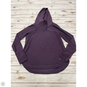 QuickDryTechnology Athletic Sweatshirt Collar By Apana In Purple, Size: M
