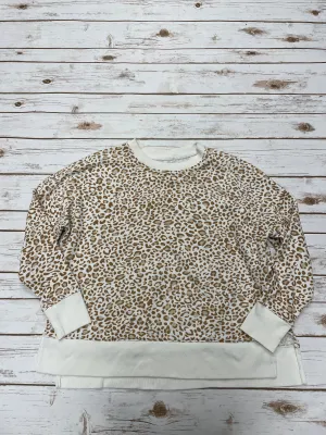 Virtual Fit Sweatshirt Collar By Time And Tru In Animal Print, Size: Xl