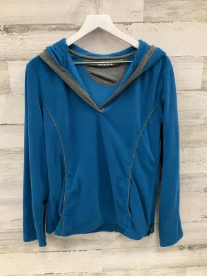 Professional Fit Athletic Sweatshirt Hoodie By Danskin In Blue, Size: Xl